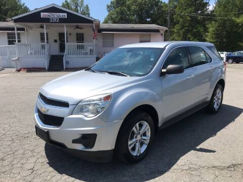 2011 Chevrolet Equinox for sale at CVC AUTO SALES in Durham NC