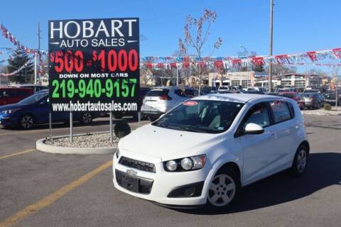 2016 Chevrolet Sonic for sale at Hobart Auto Sales in Hobart IN