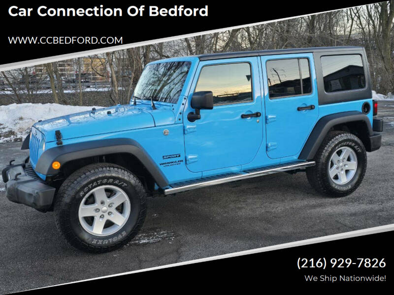 2017 Jeep Wrangler Unlimited for sale at Car Connection of Bedford in Bedford OH