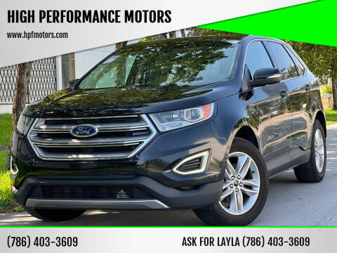2016 Ford Edge for sale at HIGH PERFORMANCE MOTORS in Hollywood FL
