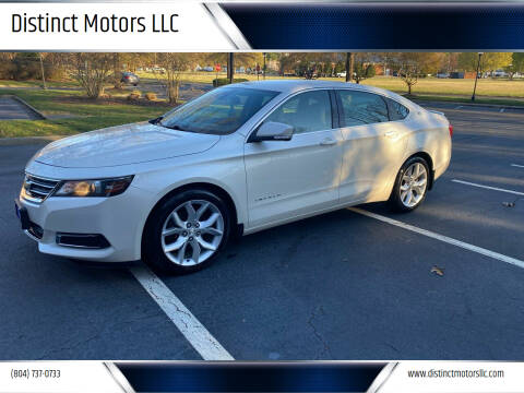 2014 Chevrolet Impala for sale at Distinct Motors LLC in Mechanicsville VA