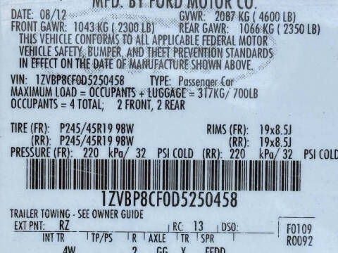 2013 Ford Mustang GT Premium