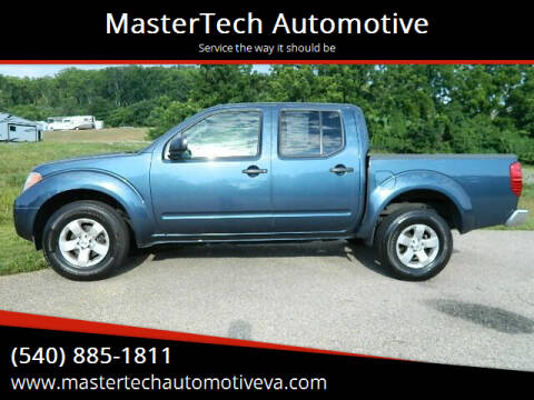 2013 Nissan Frontier for sale at MasterTech Automotive in Staunton VA