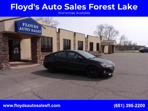 2019 Hyundai Elantra for sale at Floyd's Auto Sales Forest Lake in Forest Lake MN