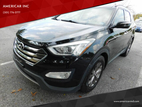 2014 Hyundai Santa Fe Sport for sale at AMERICAR INC in Laurel MD