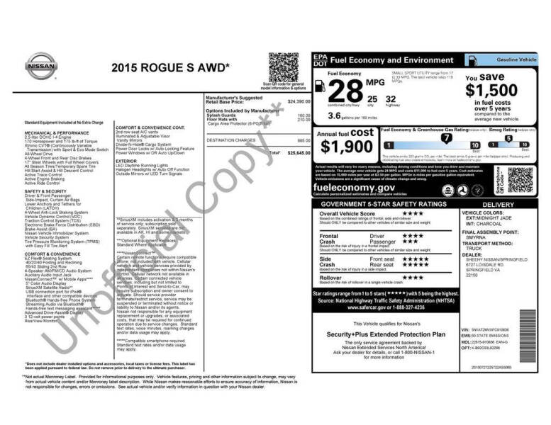 2015 Nissan Rogue