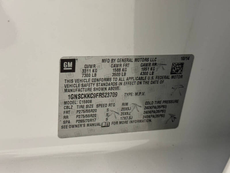 2015 Chevrolet Suburban LTZ