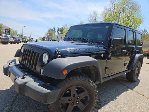 2017 Jeep Wrangler Unlimited for sale at Souhegan Valley Wholesale, LLC. in Derry NH