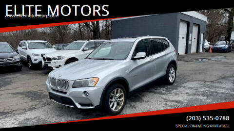 2014 BMW X3 for sale at ELITE MOTORS in West Haven CT