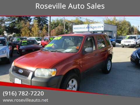 2006 Ford Escape for sale at Roseville Auto Sales in Roseville CA