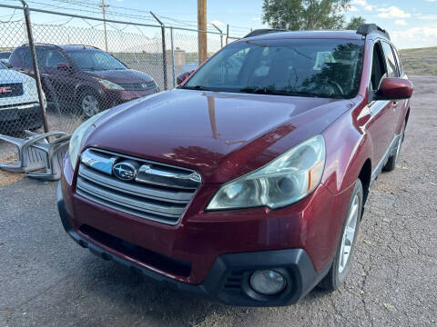 2014 Subaru Outback for sale at PYRAMID MOTORS - Pueblo Lot in Pueblo CO