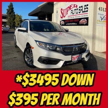 2017 Honda Civic for sale at Super Auto Sales Modesto in Modesto CA
