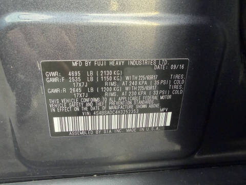 2017 Subaru Outback 2.5i Premium