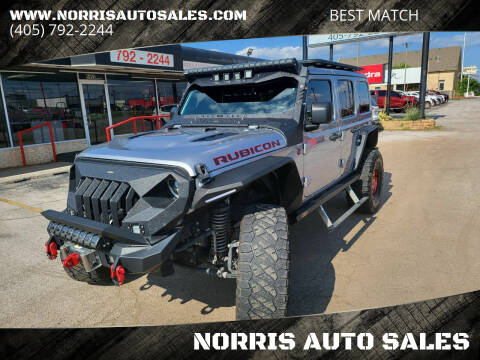 2020 Jeep Wrangler Unlimited for sale at NORRIS AUTO SALES in Edmond OK