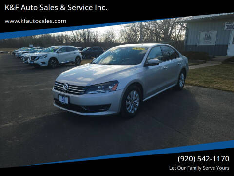 2013 Volkswagen Passat for sale at K&F Auto Sales & Service Inc. in Jefferson WI