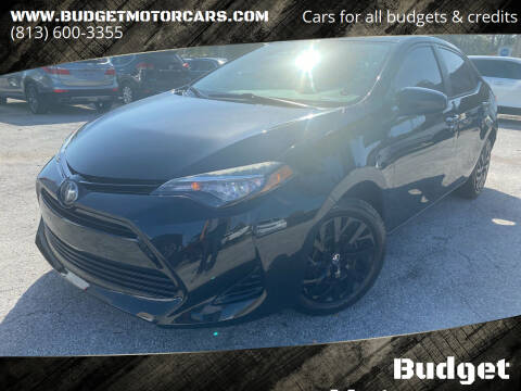 2017 Toyota Corolla for sale at Budget Motorcars in Tampa FL
