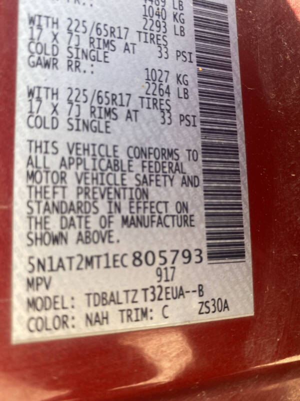 2014 Nissan Rogue SV