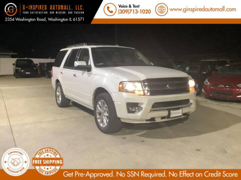 2015 Ford Expedition for sale at G-Inspired Automall, LLC. in Washington IL