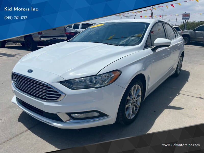 2017 Ford Fusion for sale at Kid Motors Inc in El Paso TX