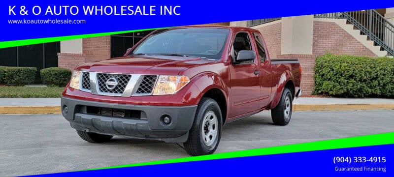 2006 Nissan Frontier for sale at K & O AUTO WHOLESALE INC in Jacksonville FL