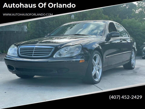 Mercedes Benz S Class For Sale In Orlando Fl Autohaus Of Orlando