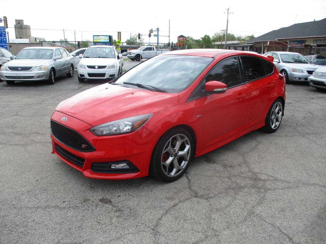 Red 2016 Ford Focus ST ST 4dr Hatchback 1
