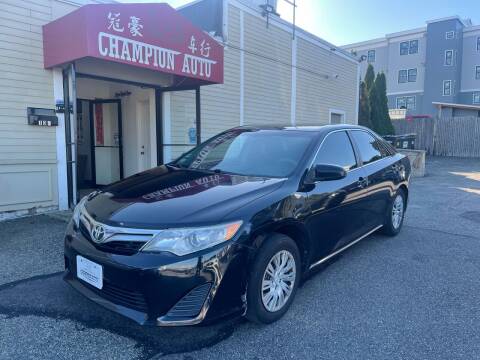 2012 Toyota Camry for sale at Champion Auto LLC in Quincy MA