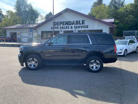 2019 Chevrolet Tahoe for sale at Dependable Auto Sales and Service in Binghamton NY