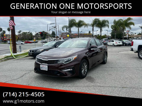 2020 Kia Optima for sale at GENERATION ONE MOTORSPORTS in La Habra CA