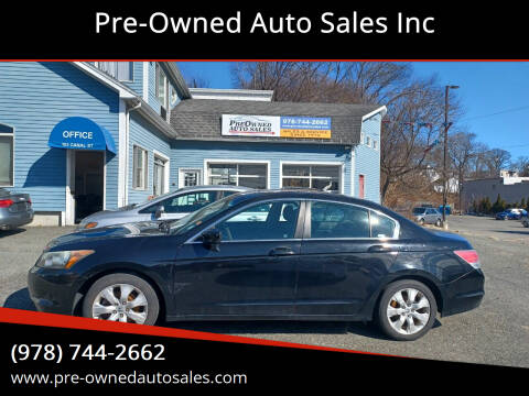 2010 Honda Accord for sale at Pre-Owned Auto Sales Inc in Salem MA