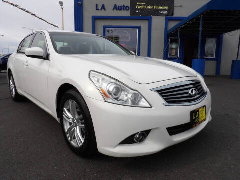 2013 Infiniti G37 Sedan for sale at LA AUTO RACK in Moses Lake WA