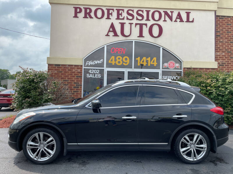 2012 Infiniti EX35 for sale at Professional Auto Sales & Service in Fort Wayne IN