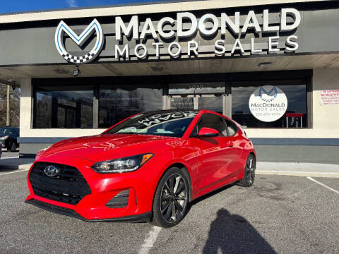 2020 Hyundai Veloster for sale at MacDonald Motor Sales in High Point NC