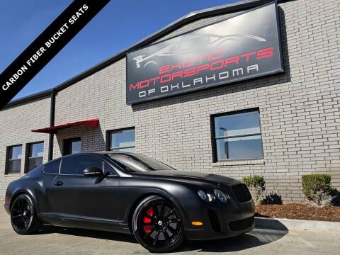 2010 Bentley Continental for sale at Exotic Motorsports of Oklahoma in Edmond OK