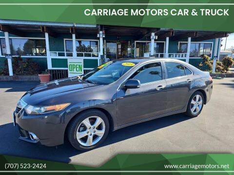 2013 Acura TSX for sale at Carriage Motors Car & Truck in Santa Rosa CA