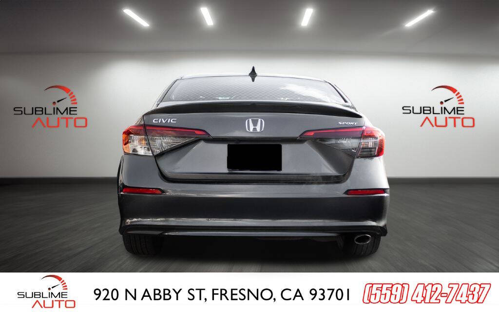 2022 Honda Civic for sale at SUBLIME AUTO in Fresno, CA