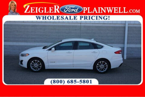 2019 Ford Fusion Hybrid for sale at Zeigler Ford of Plainwell - Jeff Bishop in Plainwell MI