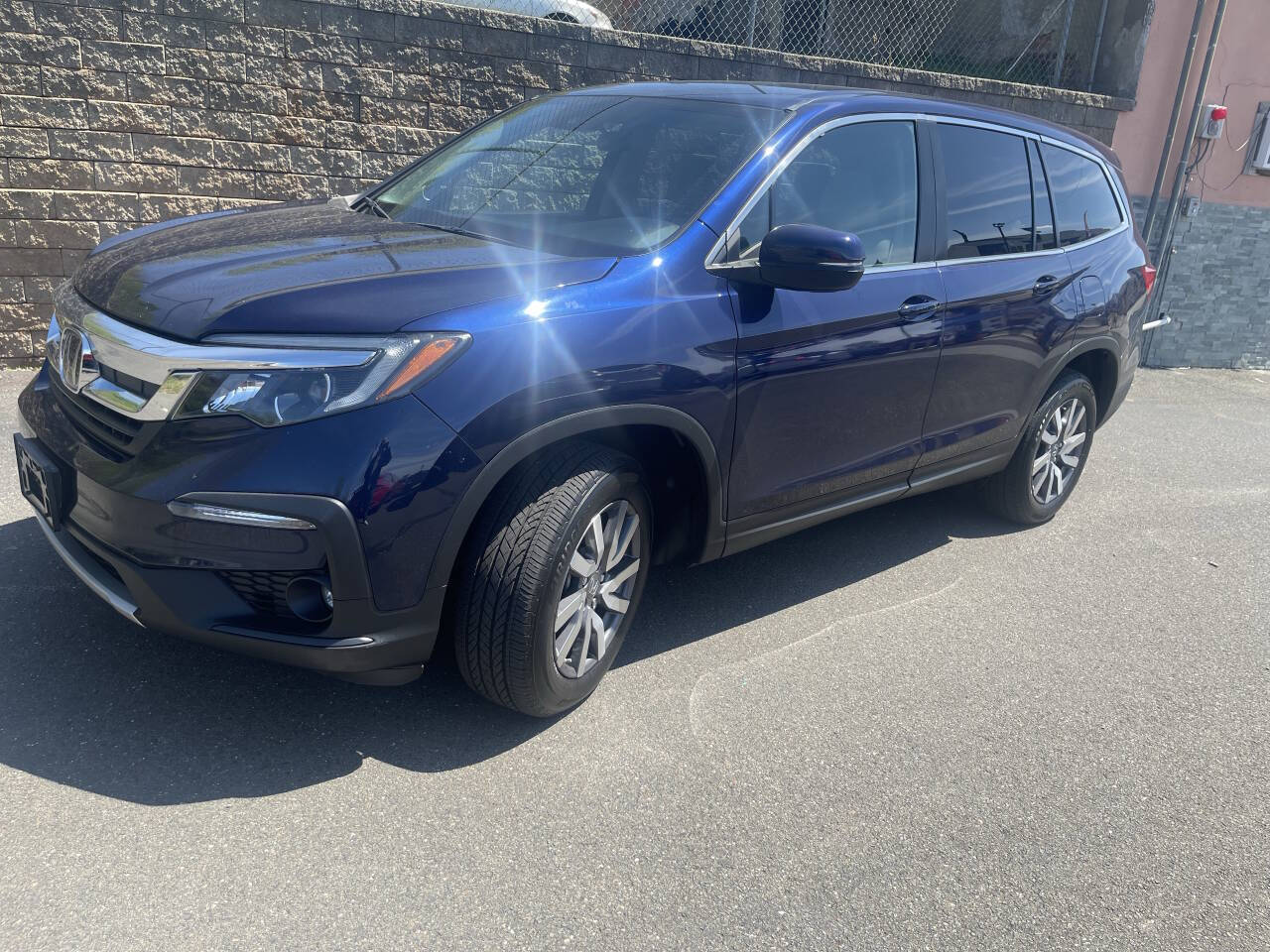 Blue 2019 Honda Pilot EX AWD EX 4dr SUV 2