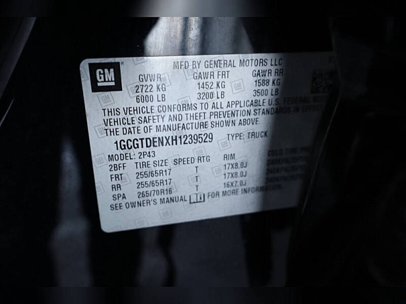 2017 Chevrolet Colorado