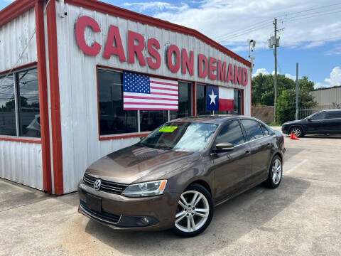 2012 Volkswagen Jetta for sale at Cars On Demand 3 in Pasadena TX