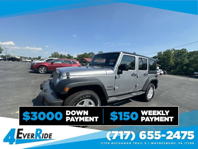 2017 Jeep Wrangler Unlimited for sale at 4 Ever Ride in Waynesboro, PA