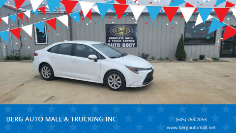 2020 Toyota Corolla for sale at BERG AUTO MALL & TRUCKING INC in Beresford SD