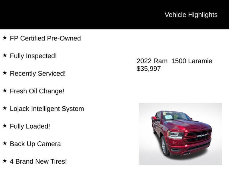 2022 RAM 1500 Laramie