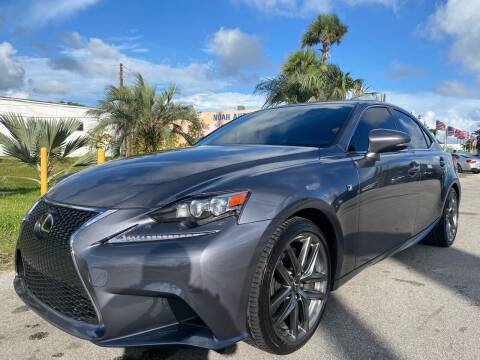 2016 Lexus IS 200t for sale at GCR MOTORSPORTS in Hollywood FL