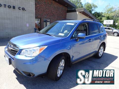 2015 Subaru Forester for sale at S & J Motor Co Inc. in Merrimack NH