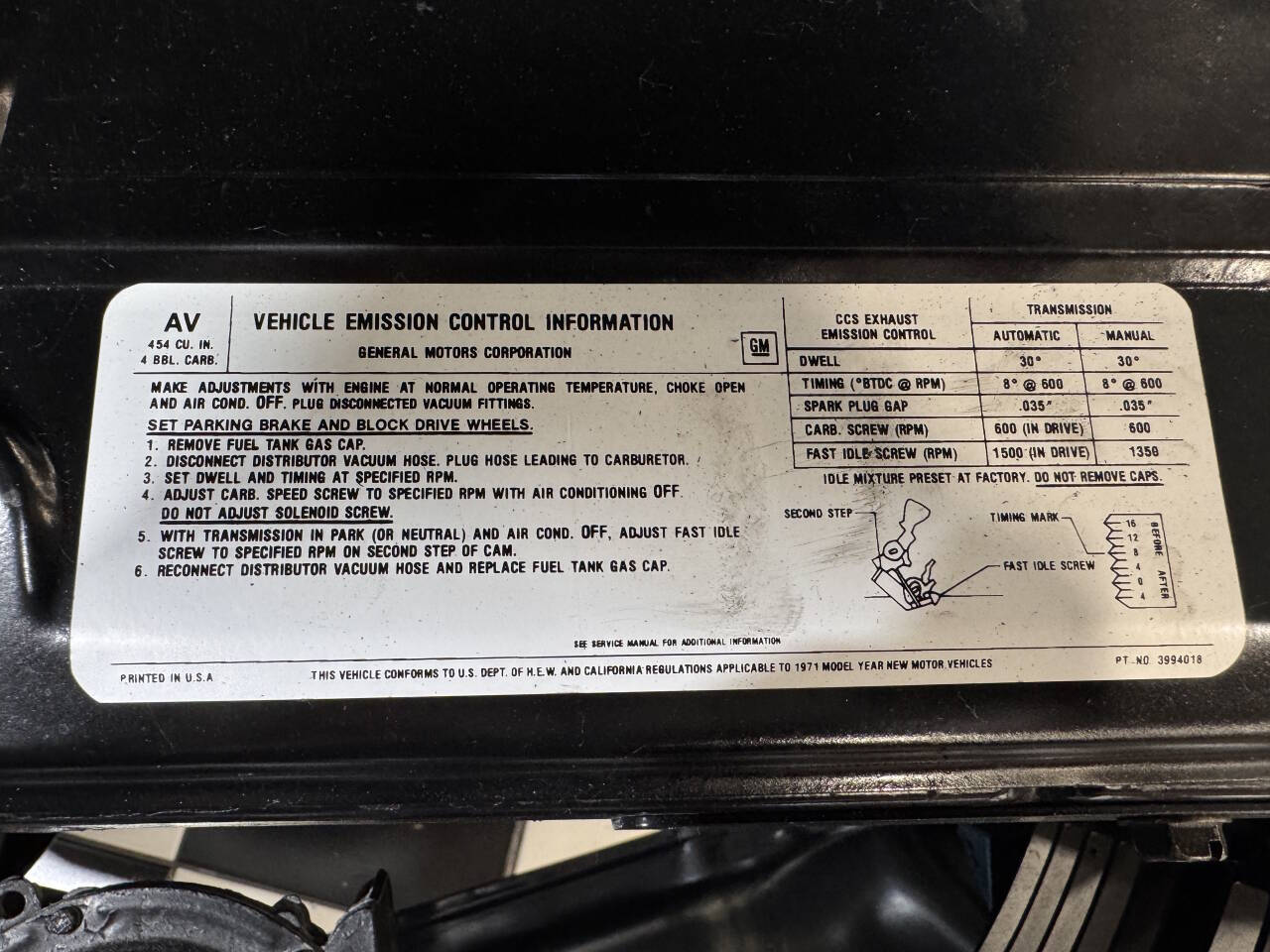 1971 Chevrolet Chevelle 58