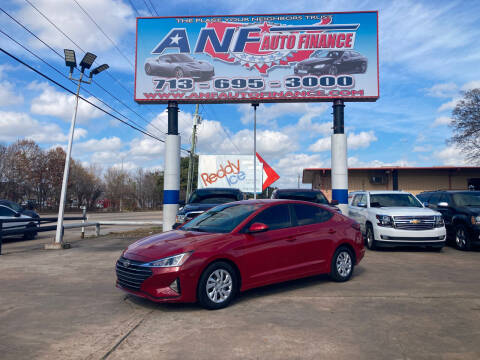 2019 Hyundai Elantra for sale at ANF AUTO FINANCE in Houston TX