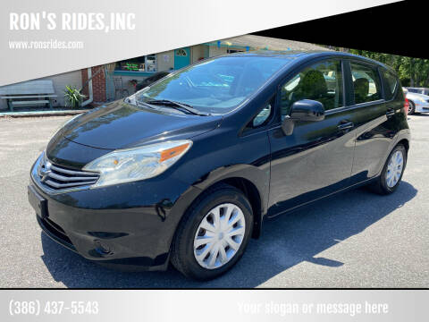 2014 Nissan Versa Note for sale at RON'S RIDES,INC in Bunnell FL