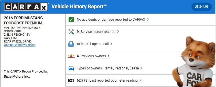 2016 Ford Mustang EcoBoost Premium