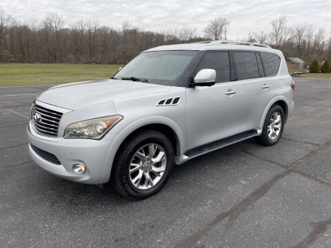2012 Infiniti QX56 for sale at MIKES AUTO CENTER in Lexington OH